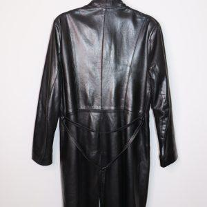 Veste longue cuir Aqua Leather Paris