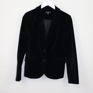 Veste Velours Noir Maison 1.2.3