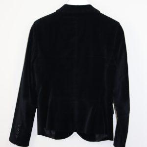 Veste Velours Noir Maison 1.2.3